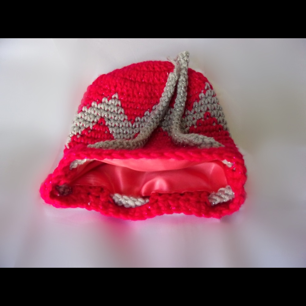 Pink Fuchsia Drawstring Makeup Bag - Picture 3 of 3